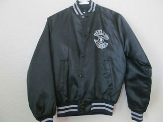Youth Chalk Line Jacket Oakland Raiders NFL Black~White~Si lver Coat