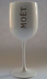 Two NEW Authentic Moet & Chandon Ice Imperial White Champagne Glasses
