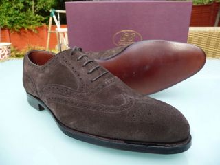 A13 George Cleverley   UK 6.5 E REUBEN Brown Suede