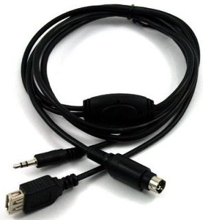 AUX 3.5mm and 5V USB charging cable for many mobile phones #C 35USB