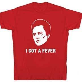 New Authentic SNL Christopher Walken I Got A Fever Mens T Shirt