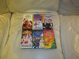 CHILDRENS CHRISTMAS VIDEOS (LOT OF 12 USED VHS TAPES)
