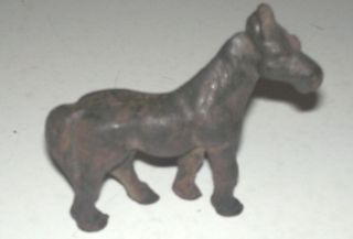 Rare Vintage Mini Cast Iron Horse