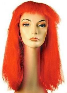CLOWN RED STRAIGHT BARGAIN WIG WIGS THEATRICAL CIRCUS