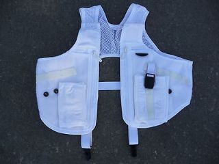Kit CID Covert White Taser Harness Holster Waistcoat NEW EX Police
