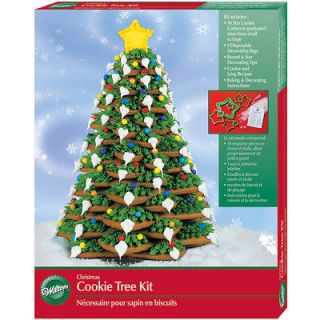 Wilton Christmas Cookie Tree Kit Biscuit Cutter Set Decorating Kit NEW