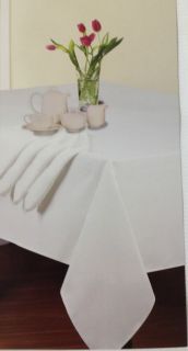 60x120 white linen tablecloth