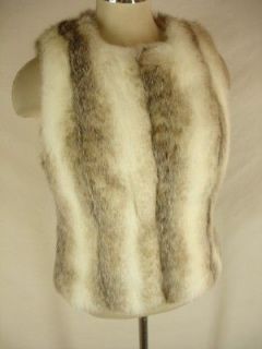 Newly listed womens M Michael Kors faux Chinchilla Raccoon Coyote fur