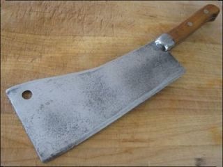 Bros #10 Chef/Butchers Bolstered Carbon Steel Meat Cleaver SHARP