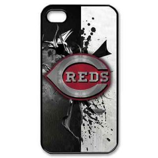 Cincinnati Reds iPhone 4 or 4S Hard Plastic black case cover 12990.