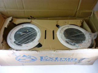 3CT LP EXTRON FULL RANGE CEILING SPEAKERS W/ 4 LOW PROFILE BACK CAN