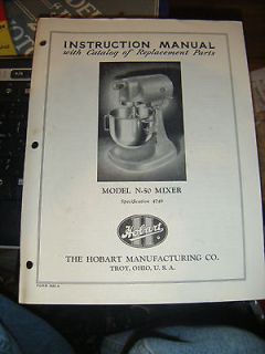 Instruction Manual & Catalog of Replacement Parts   September 1952