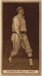 Claude Derrick, Philadelphia Athletics, baseball 1912