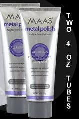 MAAS POLISH CLEANER STERLING SILVER BRASS COPPER 4 OZ