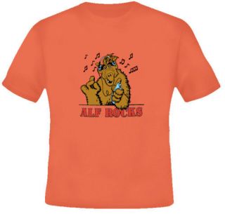 Alf Rocks Cool 80s Retro Tv Show T Shirt