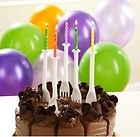 Birthday Cake Cupcakes Spiral Fork Anniversary Gold Silver