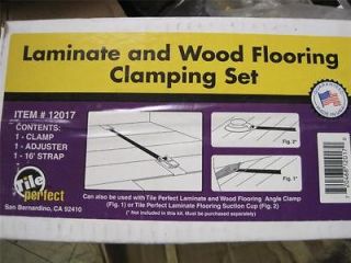 NEW IN BOX TILE PERFECT LAMINATE AND WOOD FLOORING CLAMPING SET W/ 16