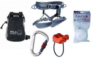 Vision II adjustable Harness   climbing Starter Pack various sizes