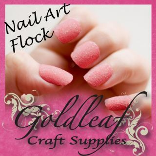 candy pink flock ciate style 3d nail art flock 75ml