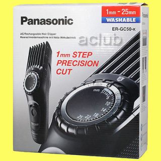 Panasonic ER GC50 k AC/Rechargeabl e Cordless Washable Hair Clipper