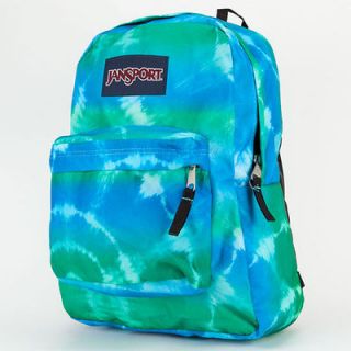 JANSPORT Superbreak Backpack Blinded Blue Hippy Tye Die Girls School