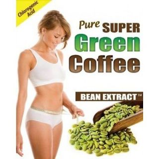 PURE SUPER GREEN COFFEE BEAN EXTRACT WEIGHT LOSS 1 MONTH SUPPLY NEW
