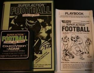 Super Action Football Colecovision COLECO never played