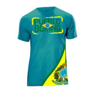 BOXING BRAZIL Flag BLUE Champion JACO MMA t shirt Cleto Reyes Grant