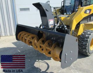 SNOW BLOWER Commercial   Skid Steer Mounted   96 Cut   High Flow   19