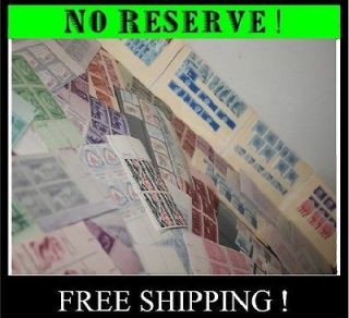 Old US Large stamp plate blocks collection stock pages lot glassine