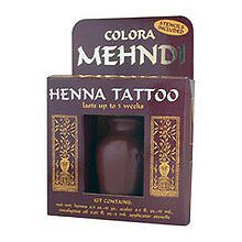 Colora Mehndi Henna Tattoo Kit (Model 0701) Lasts up to 3 weeks