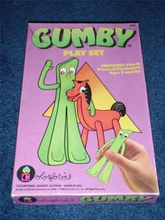 Vintage 1988 Gumby Pokey Colorforms Play Set #722 Prickle Goo Minga