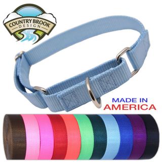Brook Martingale Heavyduty Nylon Dog Collar (Various Sizes & Colors