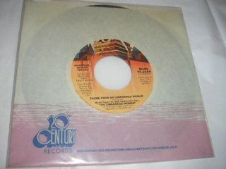 Bill Conti Theme From An Unmarried Woman / Same 7 45 rpm PROMO 20th
