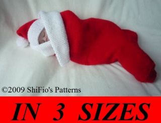 XMAS COCOON KNITTING PATTERN #129 by ShiFios Patterns