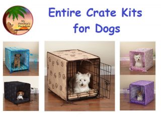 COMPLETE CRATE KITS for DOGS   Dog Crate Kit Crate, Crate Bed & Crate