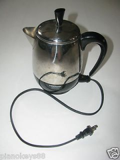 Classic SUPERFAST Electric Automatic Percolator FCP 240 w/cord 2 4cup