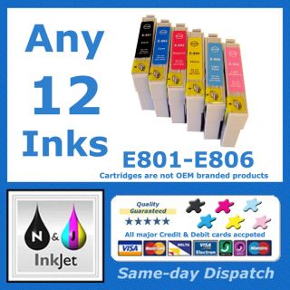 18 Compatible Ink Cartridges for Stylus Photo Printers   Full Set
