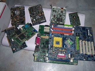 5lb of motherboards hard drives and add on cards for gold recovery