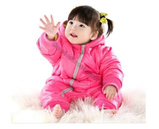Baby Boy & Girl Toddler Snowsuit Outfit Romper jumpsuit Jecket Warm