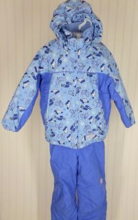 Alpine Design Snow Suit SKI Jacket Coat Bib Pant Set Winter 6X Girl
