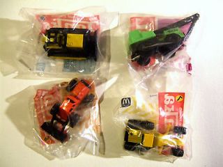 Tonka Trucks Construction Vehicles Complete Set of 4 Happy Meal Toy