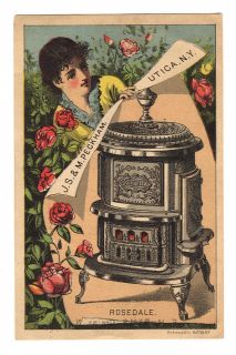 5006 Rosedale Parlor Stove Trade Card