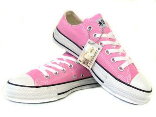 UNISEX ALL STAR CHUCK TAYLOR CONVERSE LOW COMFORTABLE PINK TRAINERS UK