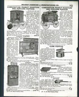 1929 ad Peanut Popcorn Roaster Wagon Cart Kingery Ill say its Good