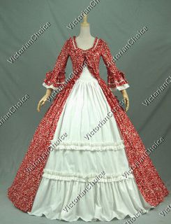 Renaissance Gothic Cotton Dress Ball Gown Reenactment Clothing 257 XL