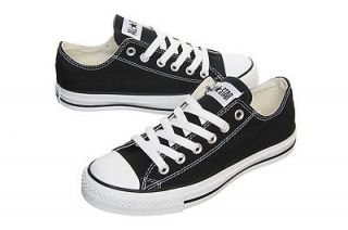 CONVERSE CHUCK TAYLOR BLACK/WHITE LOW TOP CANVAS NEW IN BOX SIZES 3.5