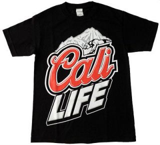 Cali Life Shirt   Coors Light Parody California Republic State Bear