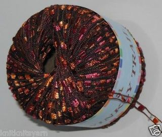 TWINKLY TRAIL ladder trellis yarn #62 Copper shades