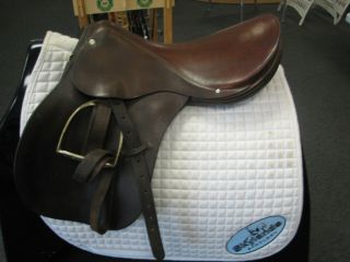 Used Pariani Close Contact / Jumping Saddle Size 16.5 Brown